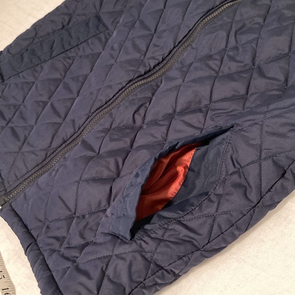 London Fog men quilted navy vest S - Picture 14 of 14